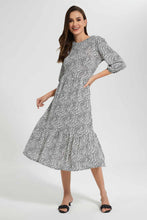 Load image into Gallery viewer, Redtag-White-With-Black-Polka-Dot-Tiered-Midi-Dress-Category:Dresses,-Colour:Assorted,-Filter:Women's-Clothing,-New-In,-New-In-Women,-Non-Sale,-S22D,-Section:Women,-Women-Dresses-Women's-