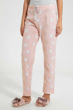 Load image into Gallery viewer, Redtag-Mid-Grey-Printed-Pyjama-Set-Pyjama-Sets-Women's-