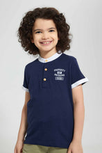Load image into Gallery viewer, Redtag-White-Woven-Collar-Polo-Shirt-Polo-Shirts-Boys-2 to 8 Years
