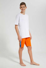 Load image into Gallery viewer, Redtag-Orange-Board-Short-BSR-Swimwear,-Category:Swimwear,-Colour:Orange,-Filter:Senior-Boys-(9-to-14-Yrs),-New-In,-New-In-BSR,-Non-Sale,-S22D,-Section:Kidswear-Senior-Boys-