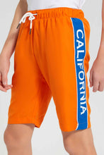 Load image into Gallery viewer, Redtag-Orange-Board-Short-BSR-Swimwear,-Category:Swimwear,-Colour:Orange,-Filter:Senior-Boys-(9-to-14-Yrs),-New-In,-New-In-BSR,-Non-Sale,-S22D,-Section:Kidswear-Senior-Boys-