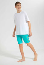 تنزيل الصورة على معرض الصور، Redtag-Teal-Board-Short-BSR-Swimwear,-Category:Swimwear,-Colour:Teal,-Filter:Senior-Boys-(9-to-14-Yrs),-New-In,-New-In-BSR,-Non-Sale,-S22D,-Section:Kidswear-Senior-Boys-
