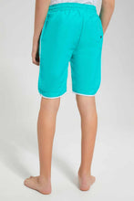 تنزيل الصورة على معرض الصور، Redtag-Teal-Board-Short-BSR-Swimwear,-Category:Swimwear,-Colour:Teal,-Filter:Senior-Boys-(9-to-14-Yrs),-New-In,-New-In-BSR,-Non-Sale,-S22D,-Section:Kidswear-Senior-Boys-