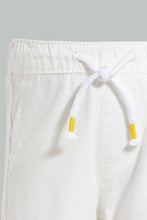Load image into Gallery viewer, Redtag-Yellow-Truck-Printed-Tshirt-And-White-Bottom-Set-(2-Pack)-Sets-Infant-Boys-3 to 24 Months