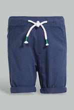 Load image into Gallery viewer, Redtag-Green-Digger-Tshirt-With-Navy-Trousershort-Sets-Infant-Boys-3 to 24 Months