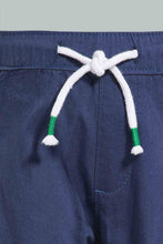 Load image into Gallery viewer, Redtag-Green-Digger-Tshirt-With-Navy-Trousershort-Sets-Infant-Boys-3 to 24 Months