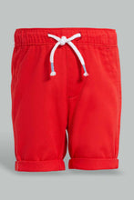 Load image into Gallery viewer, Redtag-White-Car-Printed-Tshirt-With-Red-Short-Casual-Set-(2-Pack)-Sets-Infant-Boys-3 to 24 Months