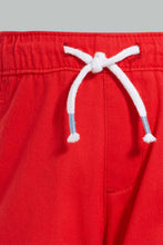 Load image into Gallery viewer, Redtag-White-Car-Printed-Tshirt-With-Red-Short-Casual-Set-(2-Pack)-Sets-Infant-Boys-3 to 24 Months