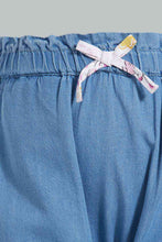 Load image into Gallery viewer, Redtag-Light-Wash-Solid-Harem-Jeans-Jeans-Harem-Fit-Infant-Girls-3 to 24 Months