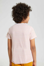 تنزيل الصورة على معرض الصور، Redtag-2-Pack-White-And-Pink-Print-T-Shirt-Graphic-T-Shirts-Boys-2 to 8 Years