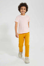 تنزيل الصورة على معرض الصور، Redtag-2-Pack-White-And-Pink-Print-T-Shirt-Graphic-T-Shirts-Boys-2 to 8 Years