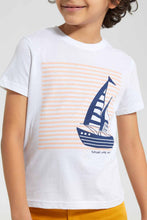 تنزيل الصورة على معرض الصور، Redtag-2-Pack-White-And-Pink-Print-T-Shirt-Graphic-T-Shirts-Boys-2 to 8 Years