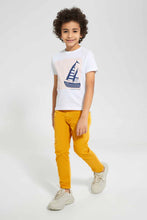 تنزيل الصورة على معرض الصور، Redtag-2-Pack-White-And-Pink-Print-T-Shirt-Graphic-T-Shirts-Boys-2 to 8 Years