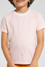 تنزيل الصورة على معرض الصور، Redtag-2-Pack-White-And-Pink-Print-T-Shirt-Graphic-T-Shirts-Boys-2 to 8 Years