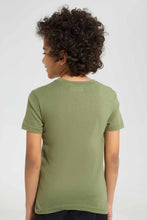 Load image into Gallery viewer, Redtag-Olive-Wild-Print-T-Shirt-Graphic-T-Shirts-Boys-2 to 8 Years