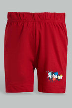 Load image into Gallery viewer, Redtag-White-And-Red-Printed-With-Red-Bottom-Jersey-Casual-Set-(2-Pack)-Sets-Infant-Boys-3 to 24 Months