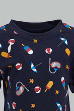 Load image into Gallery viewer, Redtag-Navy-And-Grey-Bottom-Casual-Set-(2-Pack)-Sets-Infant-Boys-3 to 24 Months