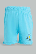 Load image into Gallery viewer, Redtag-White-And-Blue-With-Blue-Bottom-Casual-Set-(2-Pack)-Sets-Infant-Boys-3 to 24 Months
