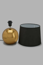 Load image into Gallery viewer, Redtag-Gold-Round-Base-Table-Lamp-Category:Lamps,-Colour:Gold,-Filter:Home-Decor,-HARMONY,-HMW-HOM-Lighting,-New-In,-New-In-HMW-HOM,-Non-Sale,-Section:Homewares,-W22O-Home-Decor-