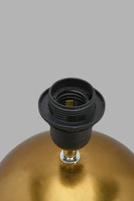 Load image into Gallery viewer, Redtag-Gold-Round-Base-Table-Lamp-Category:Lamps,-Colour:Gold,-Filter:Home-Decor,-HARMONY,-HMW-HOM-Lighting,-New-In,-New-In-HMW-HOM,-Non-Sale,-Section:Homewares,-W22O-Home-Decor-