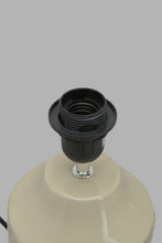 Load image into Gallery viewer, Redtag-Beige-Embossed-Ceramic-Table-Lamp-Category:Lamps,-Colour:Beige,-Filter:Home-Decor,-HARMONY,-HMW-HOM-Lighting,-New-In,-New-In-HMW-HOM,-Non-Sale,-Section:Homewares,-W22O-Home-Decor-