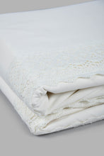 Load image into Gallery viewer, Redtag-Ivory-2-Pieces-Duvet-Cover-Set-With-Lace-(Single-Size)-Category:Duvet-Covers,-Colour:Ivory,-Filter:Home-Bedroom,-HMW-BED-Duvet-Covers,-LEGACY,-New-In,-New-In-HMW-BED,-Non-Sale,-S22C,-Section:Homewares-Home-Bedroom-