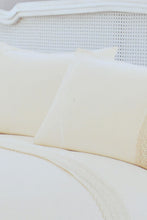 Load image into Gallery viewer, Redtag-Ivory-3-Pieces-Duvet-Cover-Set-With-Lace-(Double-Size)-Category:Duvet-Covers,-Colour:Ivory,-Filter:Home-Bedroom,-HMW-BED-Duvet-Covers,-LEGACY,-New-In,-New-In-HMW-BED,-Non-Sale,-S22C,-Section:Homewares-Home-Bedroom-