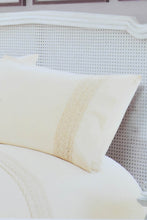 Load image into Gallery viewer, Redtag-Ivory-3-Pieces-Duvet-Cover-Set-With-Lace
(King-Size)-Category:Duvet-Covers,-Colour:Ivory,-Filter:Home-Bedroom,-HMW-BED-Duvet-Covers,-LEGACY,-New-In,-New-In-HMW-BED,-Non-Sale,-S22C,-Section:Homewares-Home-Bedroom-