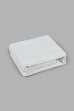 Load image into Gallery viewer, Redtag-Ivory-3-Pieces-Duvet-Cover-Set-With-Lace
(King-Size)-Category:Duvet-Covers,-Colour:Ivory,-Filter:Home-Bedroom,-HMW-BED-Duvet-Covers,-LEGACY,-New-In,-New-In-HMW-BED,-Non-Sale,-S22C,-Section:Homewares-Home-Bedroom-