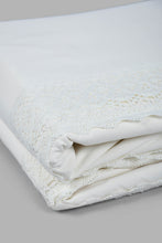 Load image into Gallery viewer, Redtag-Ivory-3-Pieces-Duvet-Cover-Set-With-Lace
(King-Size)-Category:Duvet-Covers,-Colour:Ivory,-Filter:Home-Bedroom,-HMW-BED-Duvet-Covers,-LEGACY,-New-In,-New-In-HMW-BED,-Non-Sale,-S22C,-Section:Homewares-Home-Bedroom-