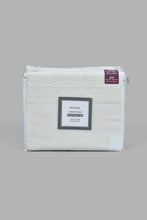 Load image into Gallery viewer, Redtag-Ivory-3-Pieces-Duvet-Cover-Set-With-Lace
(King-Size)-Category:Duvet-Covers,-Colour:Ivory,-Filter:Home-Bedroom,-HMW-BED-Duvet-Covers,-LEGACY,-New-In,-New-In-HMW-BED,-Non-Sale,-S22C,-Section:Homewares-Home-Bedroom-
