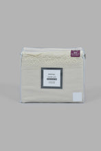 Load image into Gallery viewer, Redtag-Beige-3-Pieces-Duvet-Cover-Set-With-Lace
(King-Size)-Category:Duvet-Covers,-Colour:Beige,-Filter:Home-Bedroom,-HMW-BED-Duvet-Covers,-LEGACY,-New-In,-New-In-HMW-BED,-Non-Sale,-S22C,-Section:Homewares-Home-Bedroom-