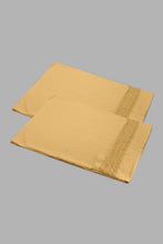 Load image into Gallery viewer, Redtag-Yellow-3-Pieces-Duvet-Cover-Set-With-Lace-(Double-Size)-Category:Duvet-Covers,-Colour:Yellow,-Filter:Home-Bedroom,-HMW-BED-Duvet-Covers,-New-In,-New-In-HMW-BED,-Non-Sale,-S22C,-Section:Homewares-Home-Bedroom-