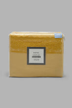 Load image into Gallery viewer, Redtag-Yellow-3-Pieces-Duvet-Cover-Set-With-Lace-(Double-Size)-Category:Duvet-Covers,-Colour:Yellow,-Filter:Home-Bedroom,-HMW-BED-Duvet-Covers,-New-In,-New-In-HMW-BED,-Non-Sale,-S22C,-Section:Homewares-Home-Bedroom-