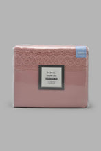 Load image into Gallery viewer, Redtag-Pink-3-Pieces-Duvet-Cover-Set-With-Lace-(Double-Size)-Category:Duvet-Covers,-Colour:Pink,-Filter:Home-Bedroom,-HMW-BED-Duvet-Covers,-New-In,-New-In-HMW-BED,-Non-Sale,-S22C,-Section:Homewares-Home-Bedroom-