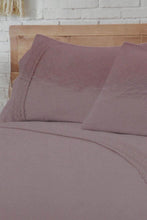Load image into Gallery viewer, Redtag-Purple-3-Pieces-Duvet-Cover-Set-With-Lace-(Double-Size)-Category:Duvet-Covers,-Colour:Purple,-Filter:Home-Bedroom,-HMW-BED-Duvet-Covers,-New-In,-New-In-HMW-BED,-Non-Sale,-S22C,-Section:Homewares-Home-Bedroom-