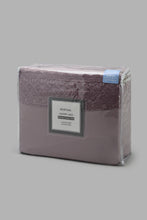 Load image into Gallery viewer, Redtag-Purple-3-Pieces-Duvet-Cover-Set-With-Lace-(Double-Size)-Category:Duvet-Covers,-Colour:Purple,-Filter:Home-Bedroom,-HMW-BED-Duvet-Covers,-New-In,-New-In-HMW-BED,-Non-Sale,-S22C,-Section:Homewares-Home-Bedroom-
