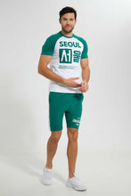 Load image into Gallery viewer, Redtag-Green-Terry-Short-Active-Shorts-Men's-