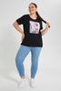 Redtag-Black-Graphic-Jersey-Top-Tops-Women's-