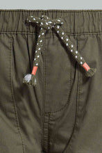 Load image into Gallery viewer, Redtag-Olive-Biker-Jogger-Pants-Jogger-Fit-Infant-Boys-3 to 24 Months