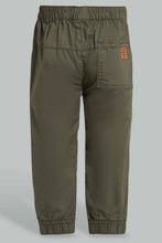 Load image into Gallery viewer, Redtag-Olive-Biker-Jogger-Pants-Jogger-Fit-Infant-Boys-3 to 24 Months