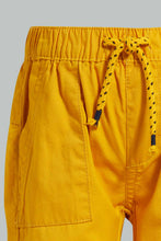 Load image into Gallery viewer, Redtag-Yellow-Biker-Jogger-Pants-Jogger-Fit-Infant-Boys-3 to 24 Months
