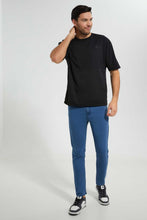 تنزيل الصورة على معرض الصور، Redtag-Black-Cut-Sew--T-Shirt-Graphic-T-Shirts-Men's-
