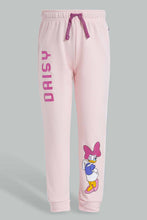 Load image into Gallery viewer, Redtag-Pink-Daisy-Duck-Active-Track-Pant-Category:Joggers,-Colour:Pink,-Filter:Girls-(2-to-8-Yrs),-Girls-Joggers,-New-In,-New-In-GIR,-Non-Sale,-S22C,-Section:Kidswear,-TBL-Girls-