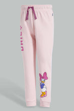Load image into Gallery viewer, Redtag-Pink-Daisy-Duck-Active-Track-Pant-Category:Joggers,-Colour:Pink,-Filter:Girls-(2-to-8-Yrs),-Girls-Joggers,-New-In,-New-In-GIR,-Non-Sale,-S22C,-Section:Kidswear,-TBL-Girls-