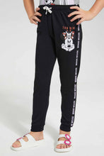 Load image into Gallery viewer, Redtag-Black-Minnie-Mouse-Active-Track-Pant-Category:Joggers,-Colour:Black,-Filter:Girls-(2-to-8-Yrs),-Girls-Joggers,-New-In,-New-In-GIR,-Non-Sale,-S22C,-Section:Kidswear,-TBL-Girls-