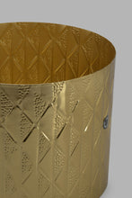 تنزيل الصورة على معرض الصور، Redtag-Gold-Textured-Planter-Category:Plants-&-Flowers,-Colour:Gold,-Filter:Home-Decor,-HMW-HOM-Decorative-Accessories,-New-In,-New-In-HMW-HOM,-Non-Sale,-S22C,-Section:Homewares-Home-Decor-