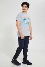 Load image into Gallery viewer, Redtag-Navy-Plain-Jogger-Pant-Joggers-Senior-Boys-9 to 14 Years