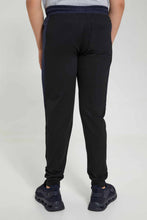 Load image into Gallery viewer, Redtag-Navy-Plain-Jogger-Pant-Joggers-Senior-Boys-9 to 14 Years