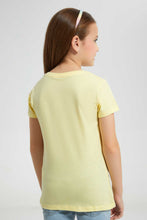 تنزيل الصورة على معرض الصور، Redtag-Sky-Blue-T-Shirt-With-Placment-Print-Graphic-T-Shirts-Girls-2 to 8 Years
